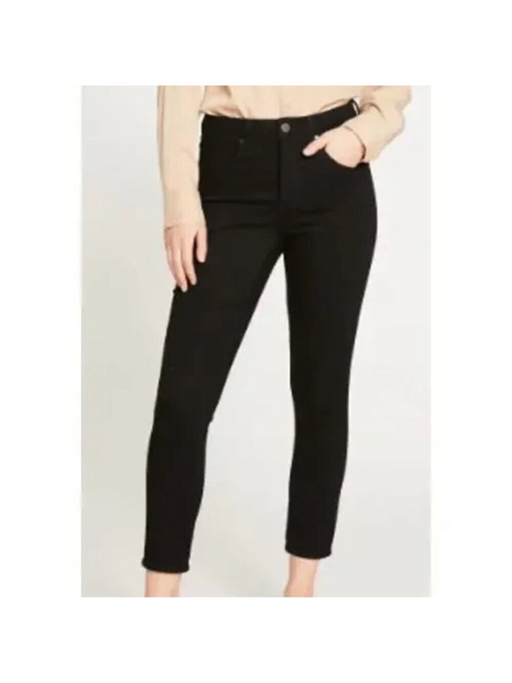 Universal Standard Seine Mid Rise Skinny Jeans Size 00 Black
